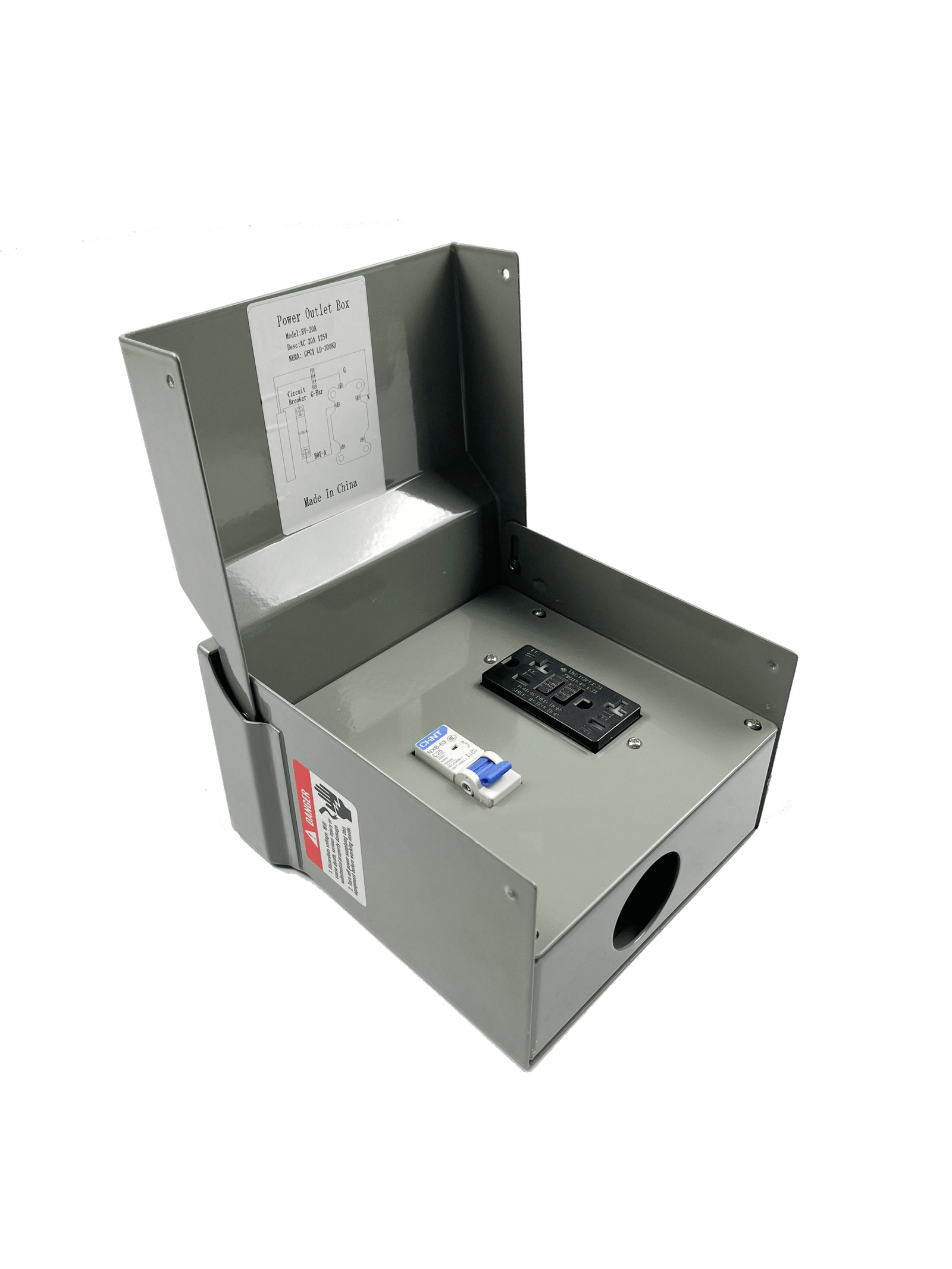 20A GFCI wave belt circuit breaker-GFCI003