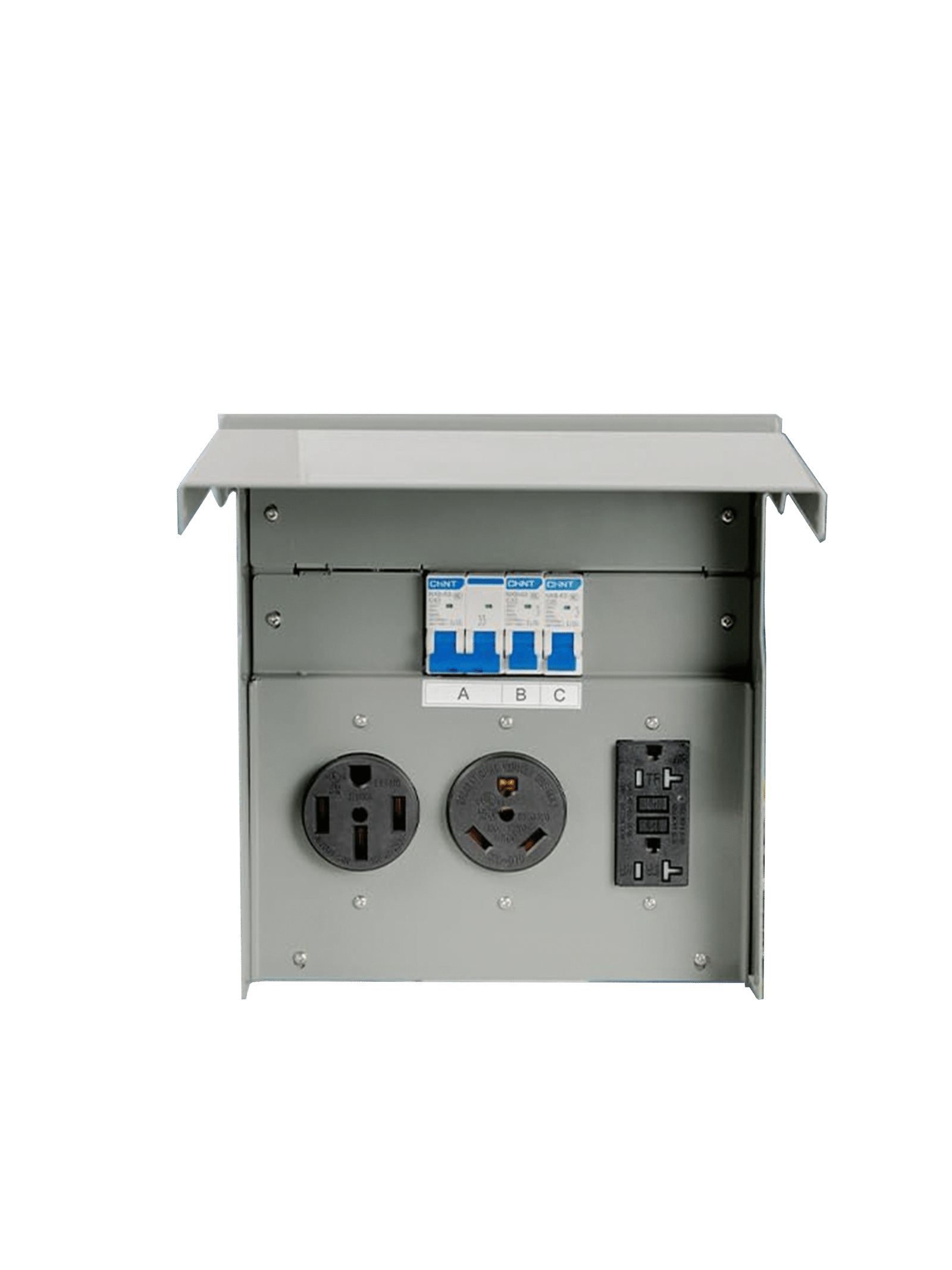 RV 20A/30A/50A 3-in-1 Wave-Style Multi-Function Outlet Box - 图片 2