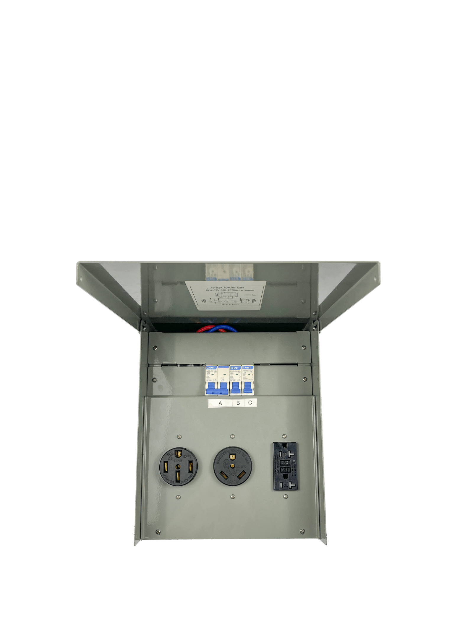 RV 20A/30A/50A Multi-Function Outlet Box (Compact Version) - 图片 2