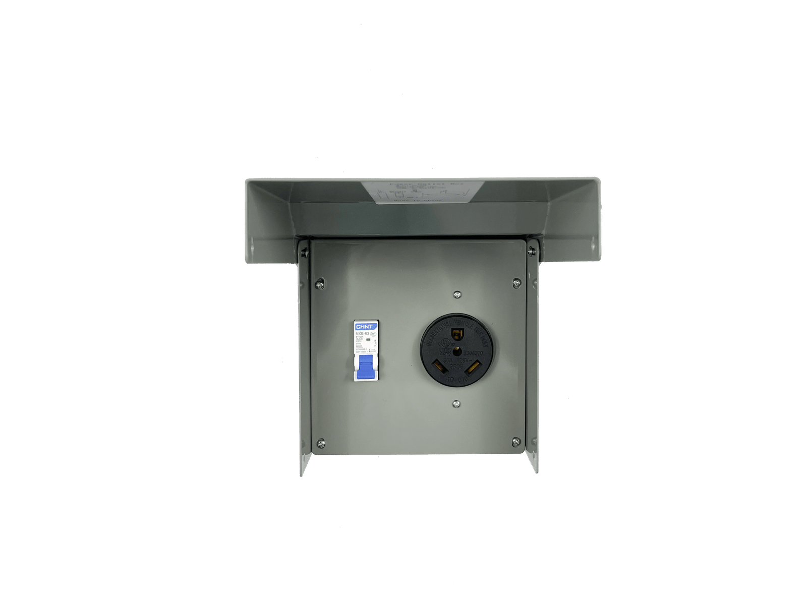 RV 30A Wave Cover Outlet Box with Breaker - 图片 2