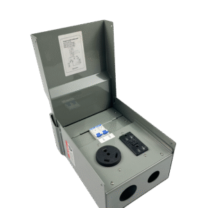 RV 30A/20A Dual-Wave Combination Outlet Box