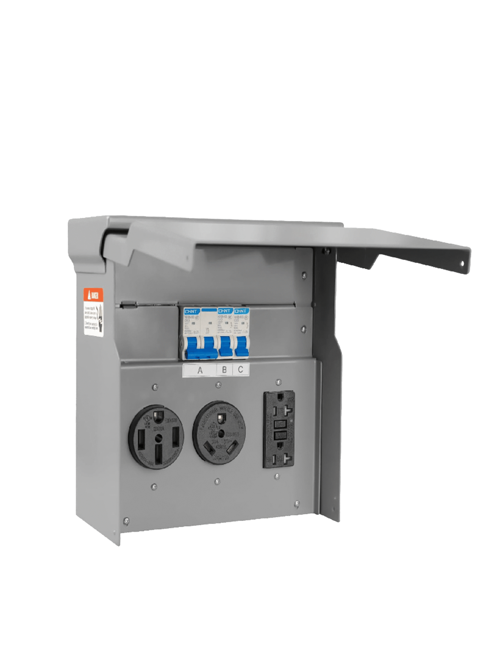 RV 20A/30A/50A 3-in-1 Wave-Style Multi-Function Outlet Box