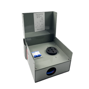 RV 50A Wave-Lid Power Box with Built-in Breaker